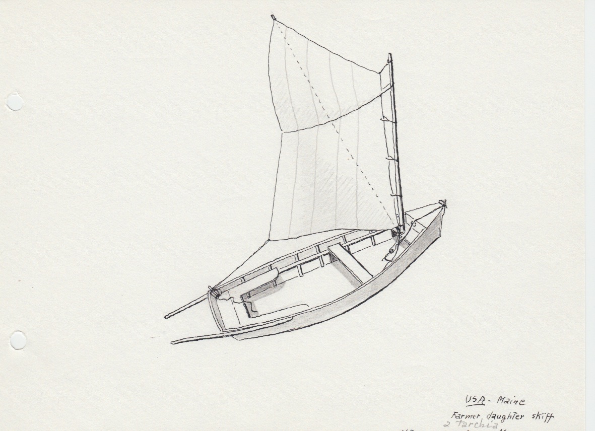 171 USA - Maine - farmer daughter skiff a tarchia - National Maritime Museum